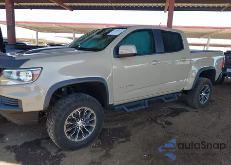 2021 Chevrolet Colorado 4Wd Short Box Zr2 из США, поврежденный, VIN 1GCGTEEN5M1254987
